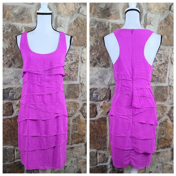 Shoshanna Dresses & Skirts - Shoshanna 12 Tiered Ruffle Sheath Dress
